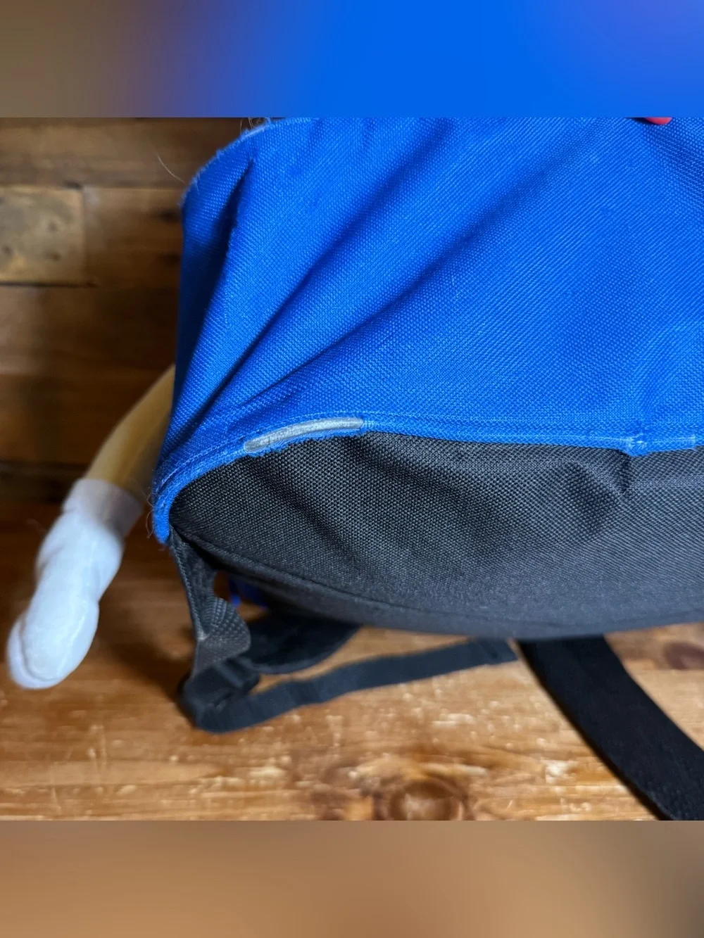 Sonic The Hedgehog Plush Backpack Book Bag Blue Sega Character Large 15